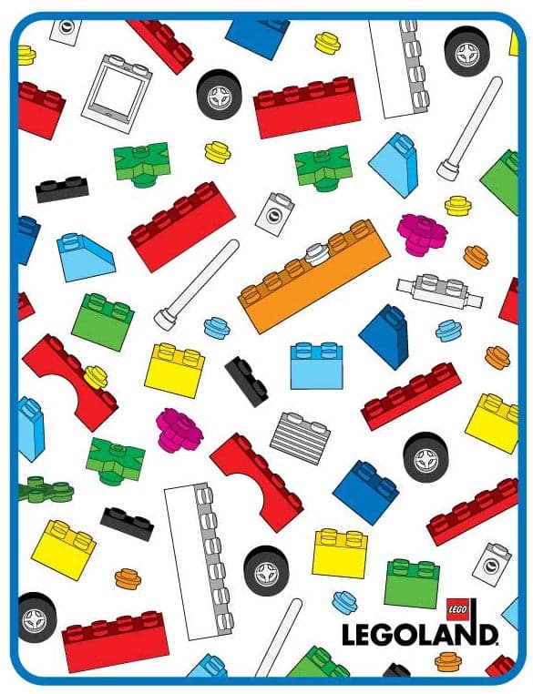 LEGOLAND Building Blocks Throw LEGO Houseware set (#THROW-13, 2022)