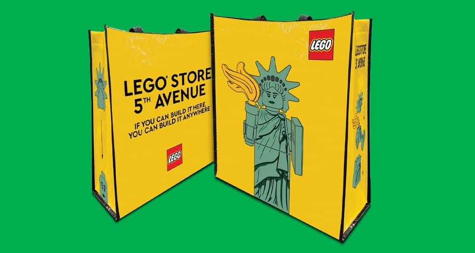 5th Avenue Tote Bag LEGO Bags, Totes, & Luggage set (#TOTEBAG-3, 2021)