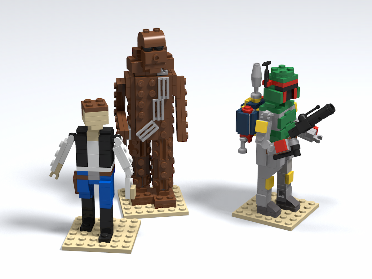 Star Wars Miniland Figures (Toy Fair 2011 Collector's Party) LEGO set (#TOYFAIR2011-1, 2011)