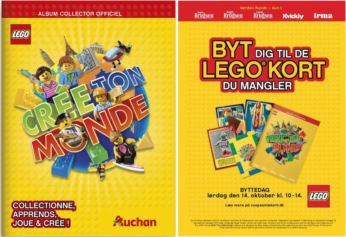 Create the World Trading Cards (Danish/French Version) LEGO set (#TRADINGCARD-12)