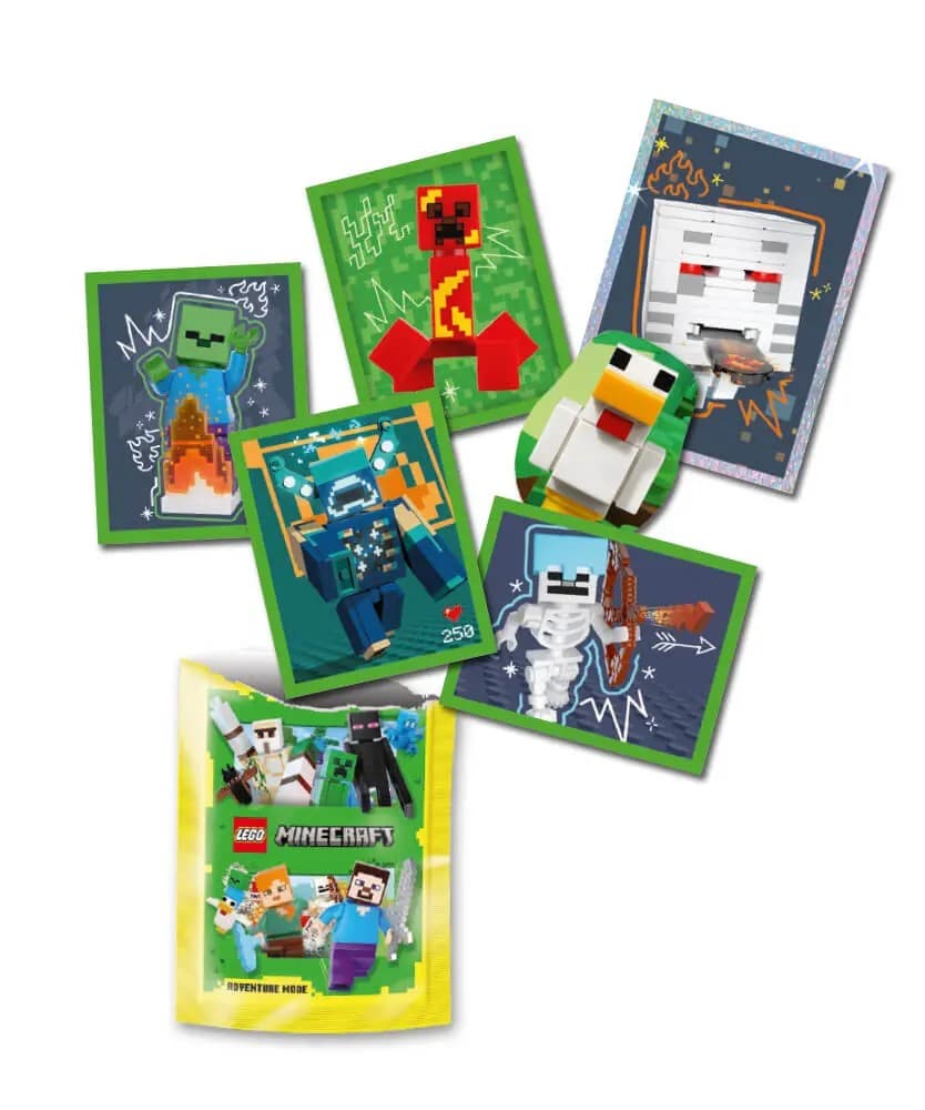 Minecraft Sticker Collection: Adventure Mode LEGO set (#TRADINGCARD-17)