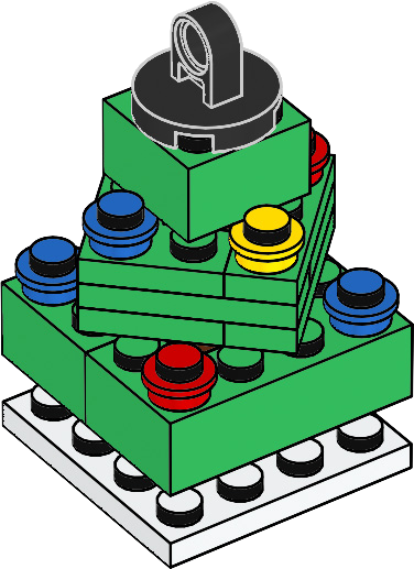 Tree LEGO set (#TREEORNAMENT-1)