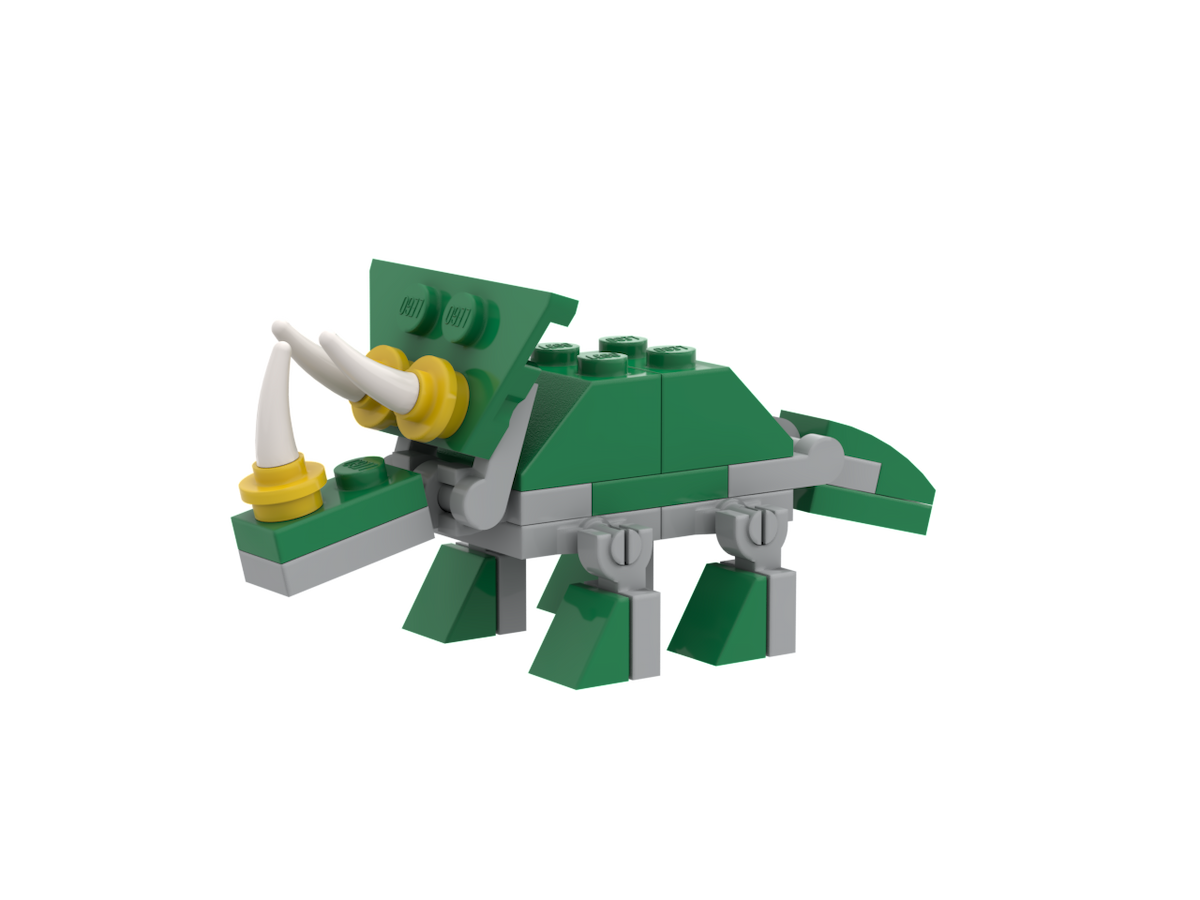 Triceratops LEGO set (#TRICERATOPS-1)