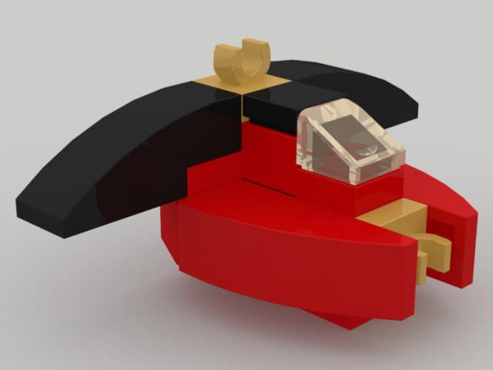 Micro Kai's Fighter Jet LEGO Ninjago set (#TRUNINJAGO-3, 2015)