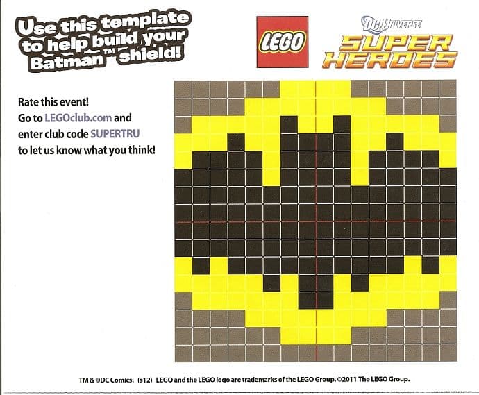 Batman Shield LEGO set (#TRUSHIELD-1)