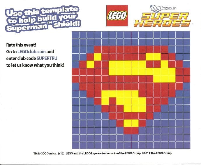 Superman Shield LEGO set (#TRUSHIELD-2)