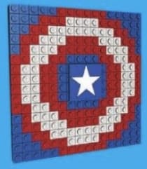 Captain America's Shield LEGO set (#TRUSHIELD-3)