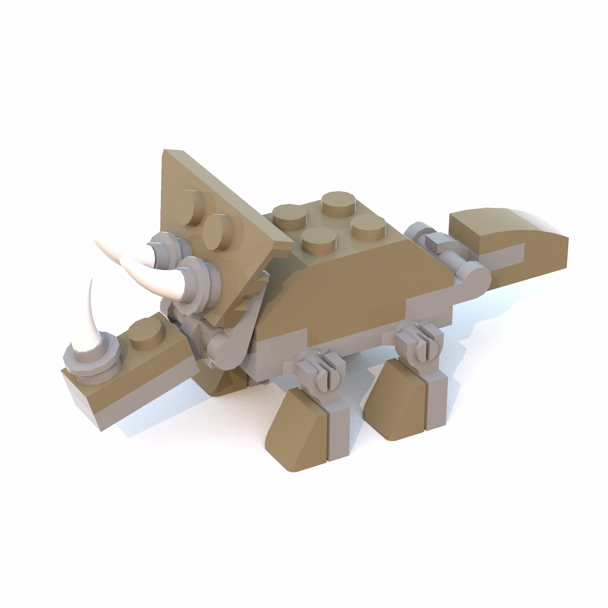 Triceratops LEGO set (#TRUTRICERATOPS-1)
