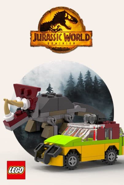 Triceratops LEGO set (#TRUTRICERATOPS-2)