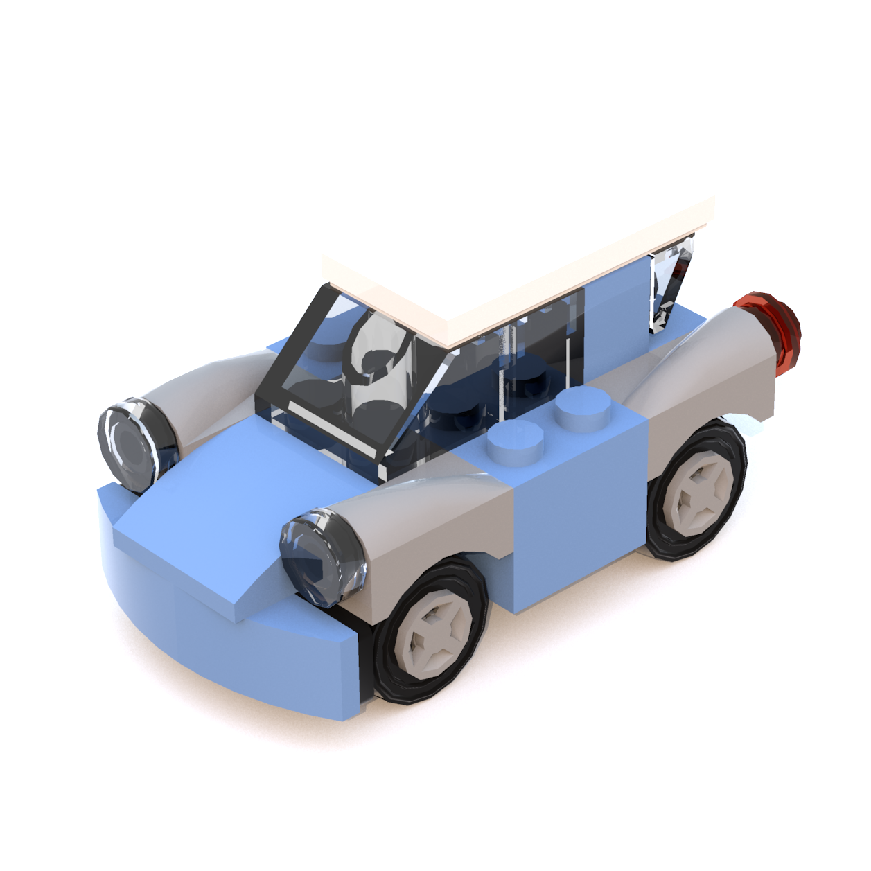 Mini Flying Ford Anglia LEGO set (#TRUWEASLEYCAR-1)