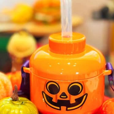 Lanyard with Tumbler - Pumpkin LEGO Houseware set (#TUMBLER-13, 2025)