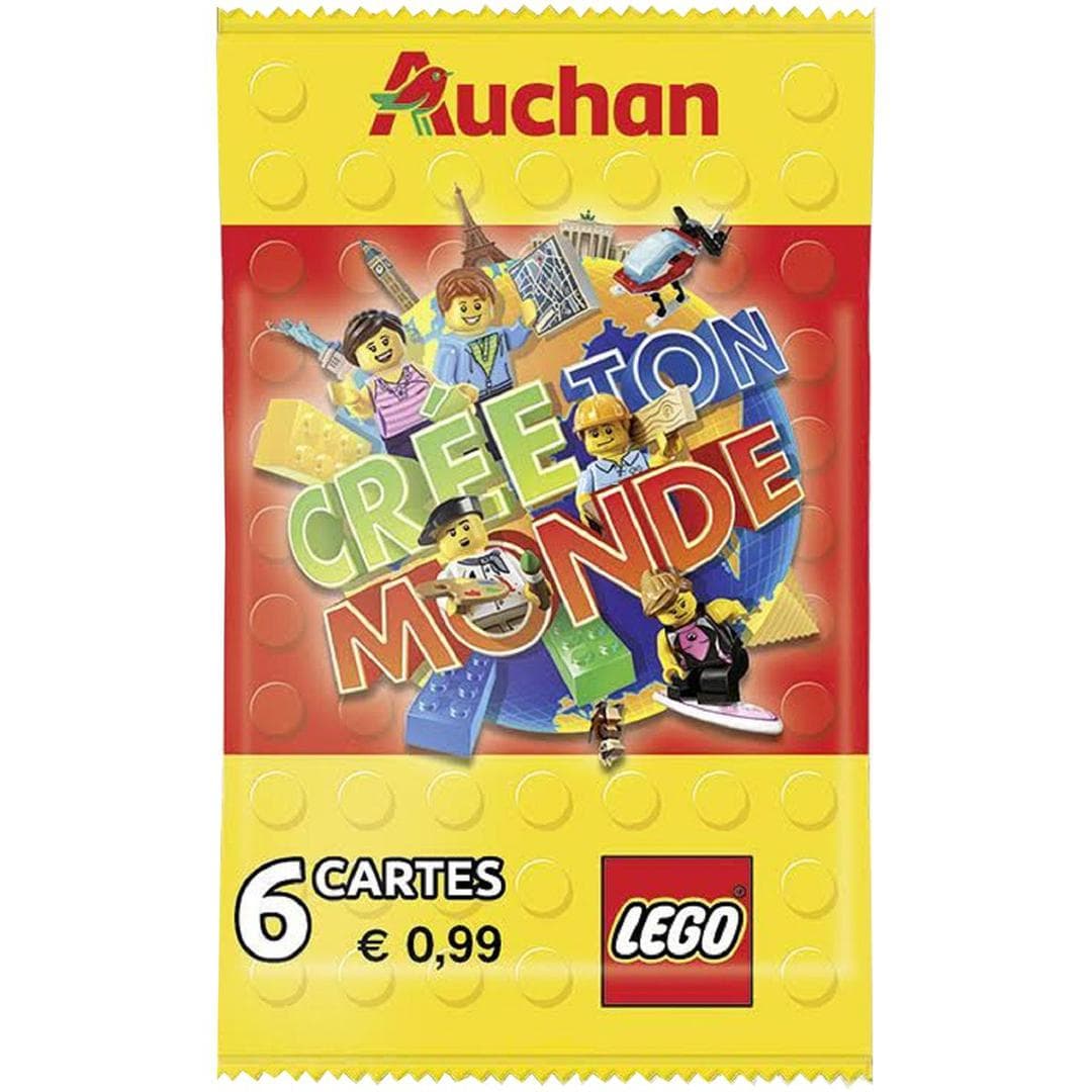 Crée Ton Monde Trading Cards - Booster Pack (French Version) LEGO Gear set (#VV1179-1, 2018)