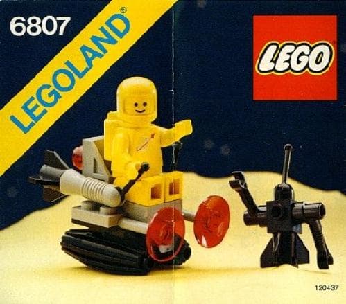 Space Sledge with Astronaut and Robot LEGO set (#6807-1)