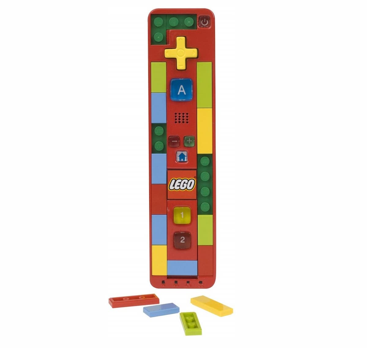 Play and Build Remote for Nintendo Wii - Red LEGO Video Games and Accessories set (#258175-1, 2010)