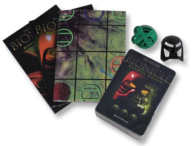 Bohrok Swarm Trading Game: Green Pack LEGO Bionicle set (#26379-1, 2002)