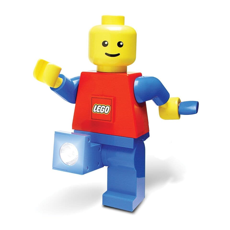 Minifigure Dynamo Flashlight with Blue Torso, Red Arms and Red Legs LEGO Houseware set (#4895028506575-1, 2009)