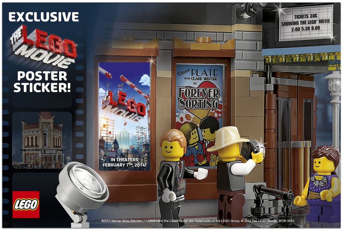 The LEGO Movie Poster Sticker LEGO Gear set (#5002891-1, 2013)