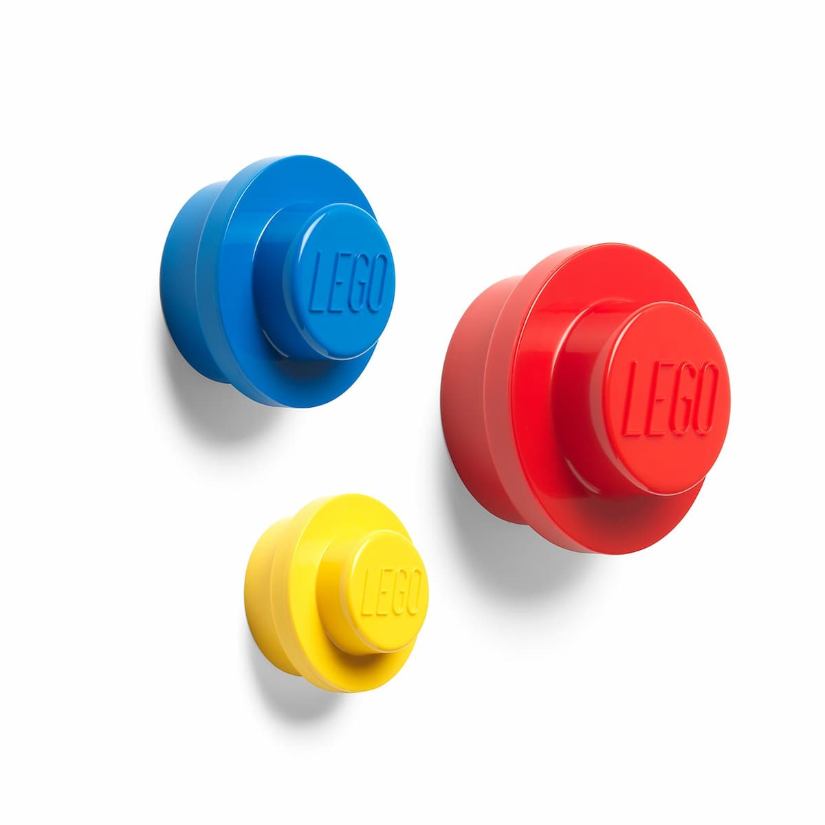 Wall Hanger Set (Red/Blue/Yellow) LEGO Houseware set (#5005906-1, 2019)