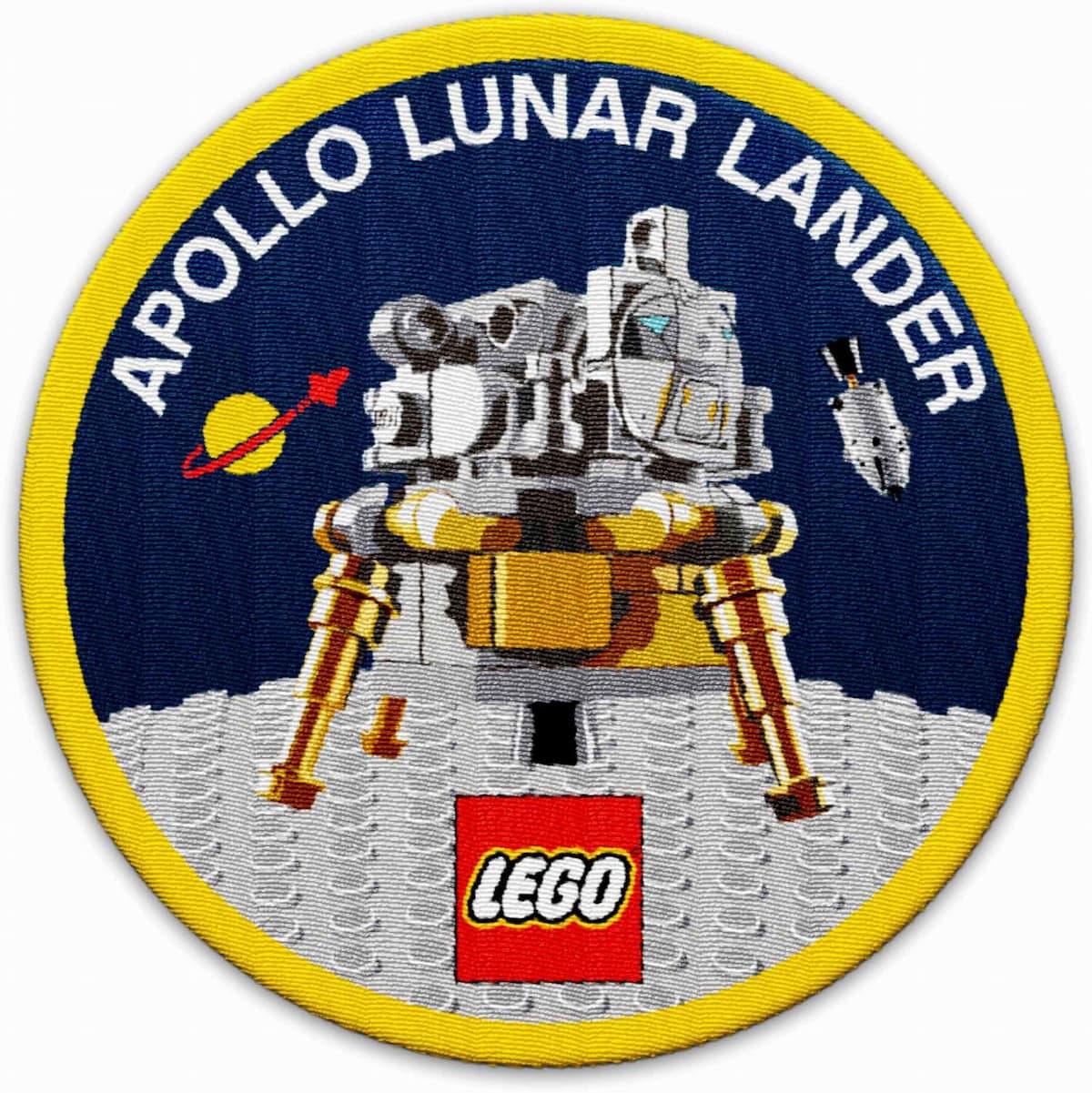 NASA Apollo 11 Lunar Lander Patch LEGO Gear set (#5005907-1, 2019)