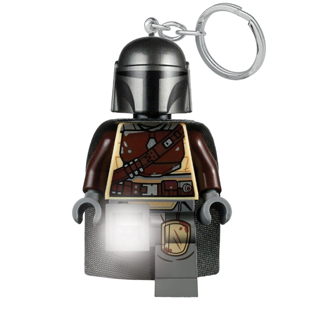 The Mandalorian Key Light LEGO Key Chain set (#5006364-1, 2020)