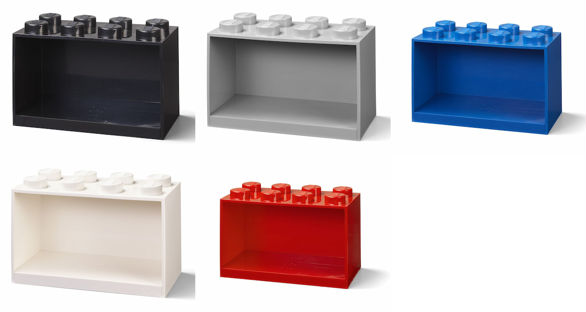 Brick Shelf 8 Knobs (All Colors) LEGO Houseware set (#5006609-1, 2021)