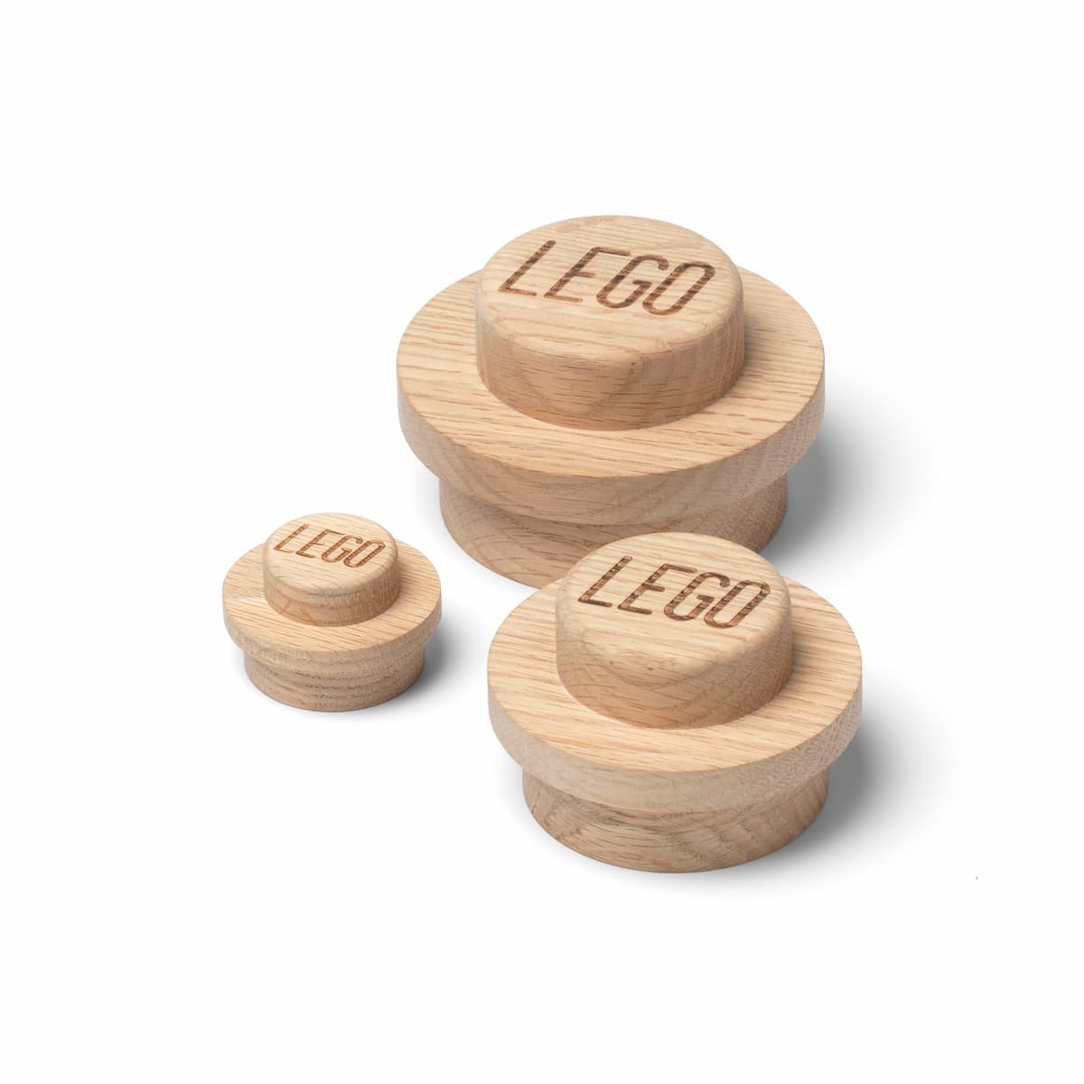 Wooden Wall Hanger Set (Light Oak) LEGO Houseware set (#5007114-1, 2021)
