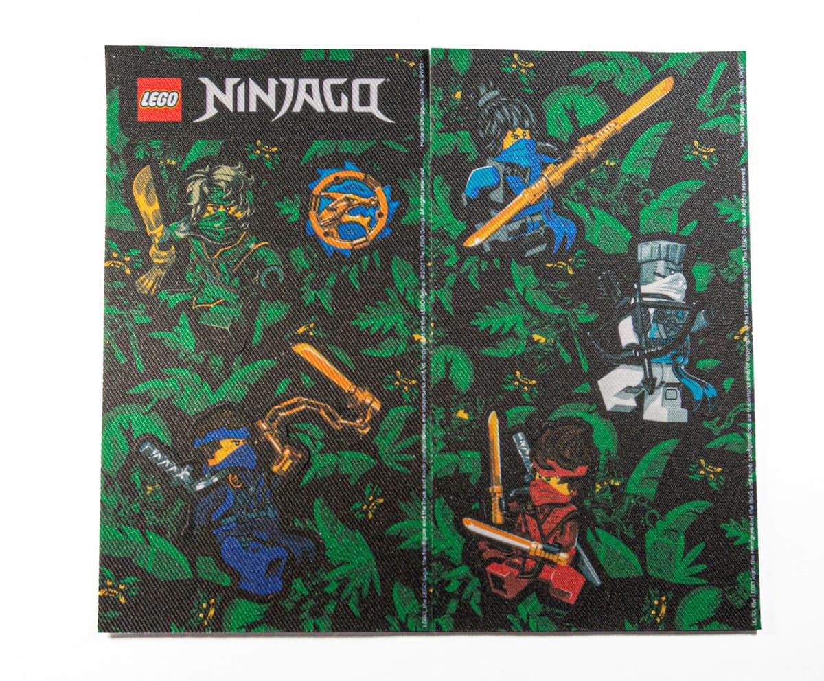 Ninjago Fabric Stickers LEGO Gear set (#5007166-1, 2022)