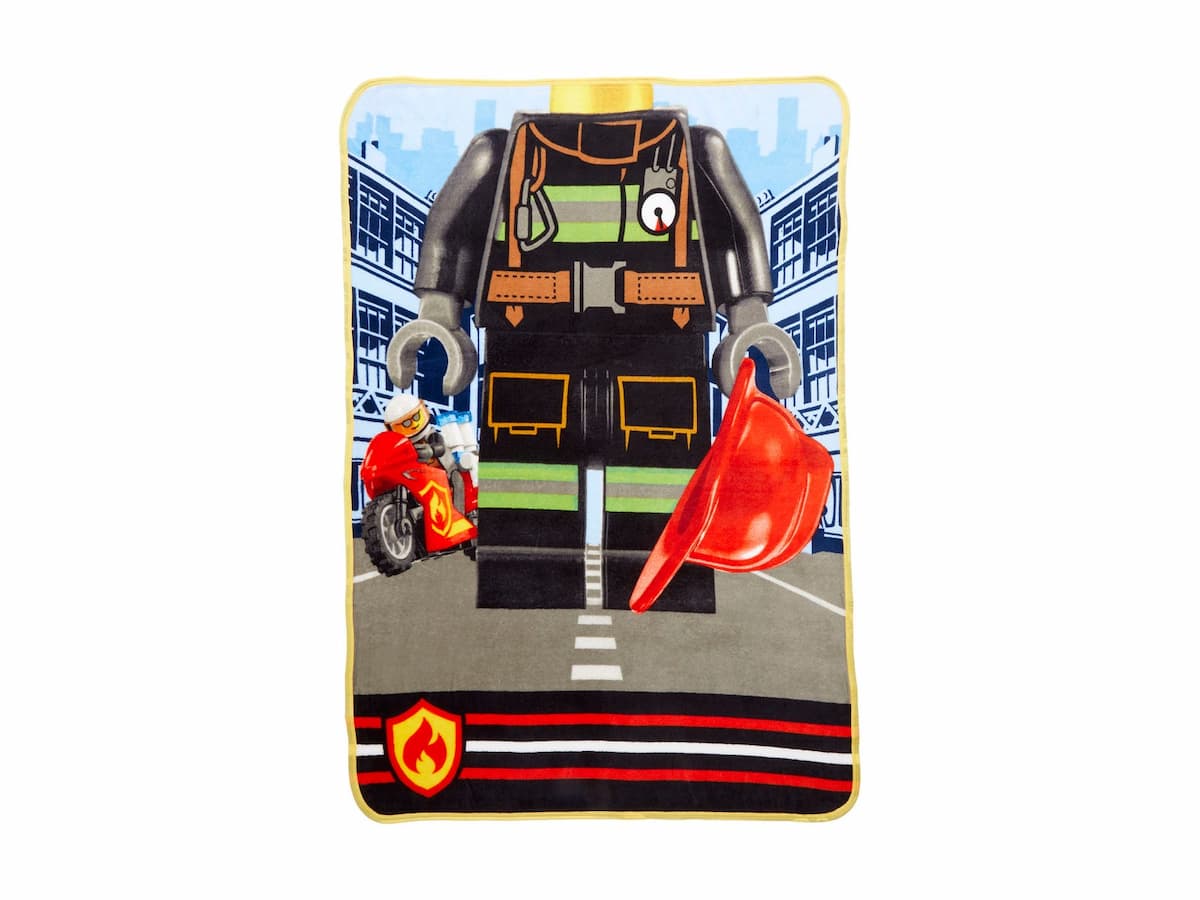 City Fire Chief Plush Throw LEGO Houseware set (#5007181-1, 2022)