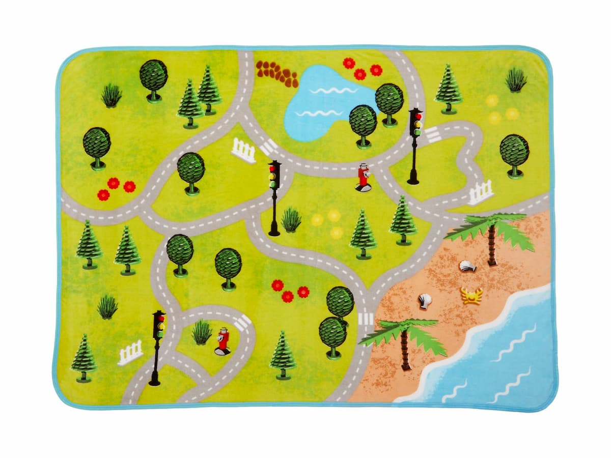 City Town Map Plush Throw LEGO Houseware set (#5007182-1, 2022)