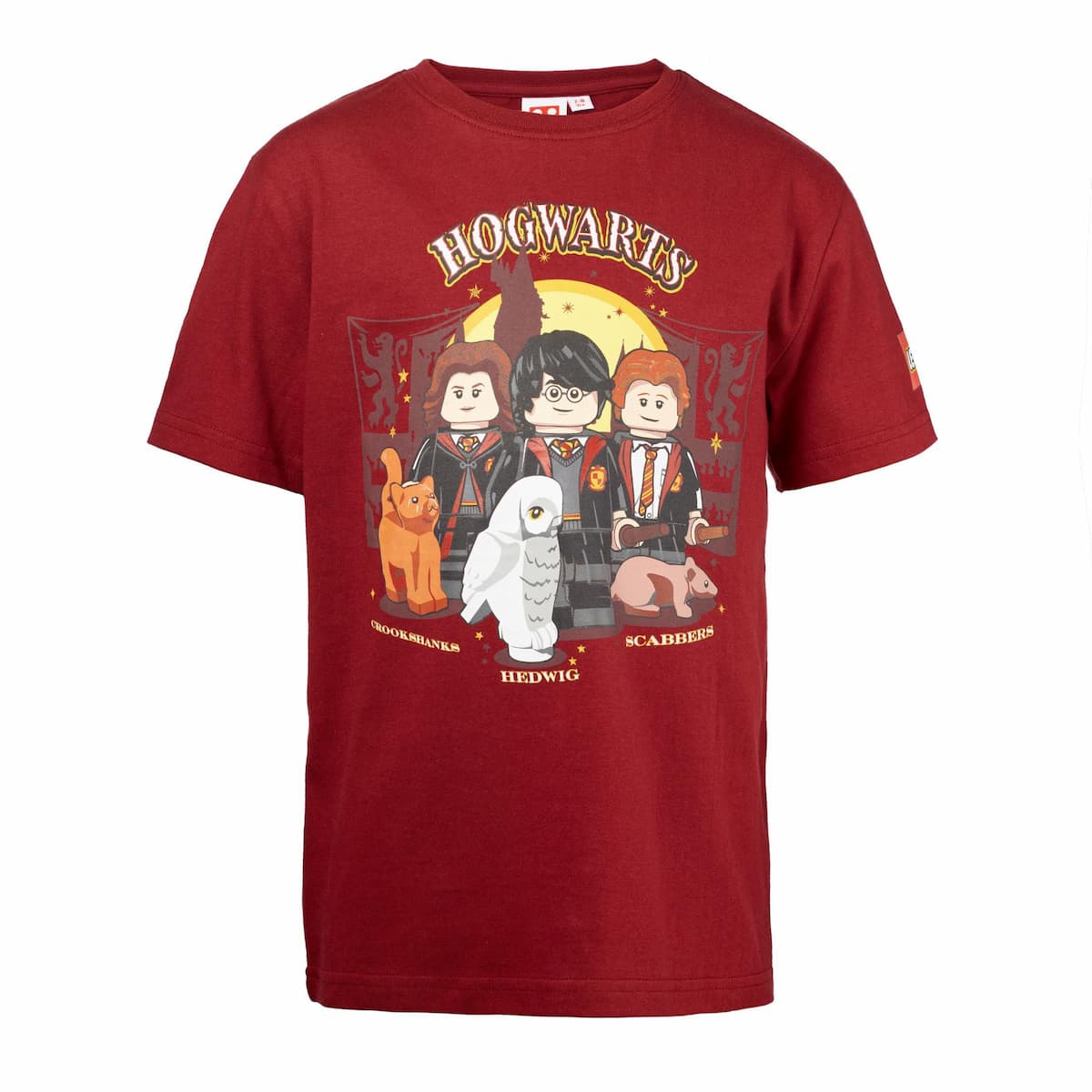 Harry Potter T-Shirt – Burgundy Red LEGO Gear set (#5008032-1, 2023)