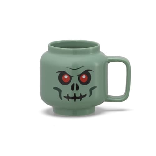 Minifigure Ceramic Mug (Green Skeleton 255ml) LEGO Houseware set (#5009036-1, 2023)