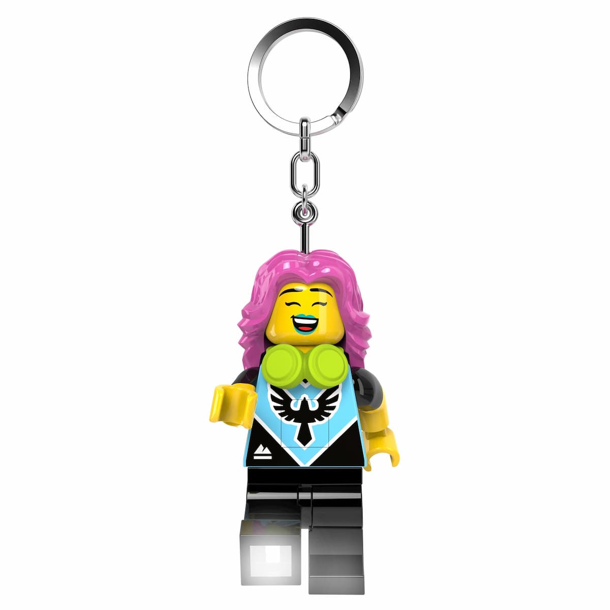 E-Sports Gamer Girl Key Light LEGO Key Chain set (#5009413-1, 2025)