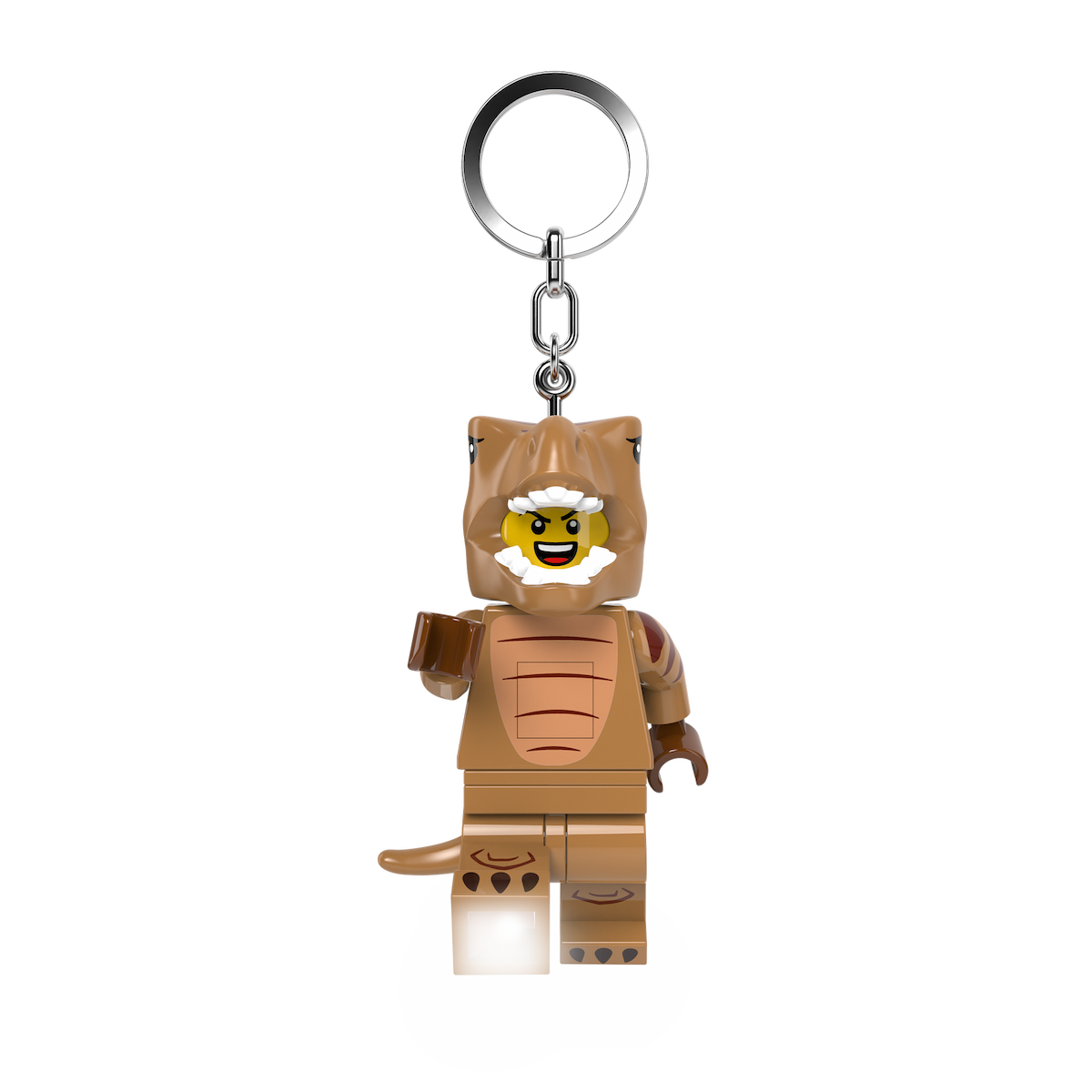 T-Rex Costume Fan Key Light LEGO Key Chain set (#5009480-1, 2025)
