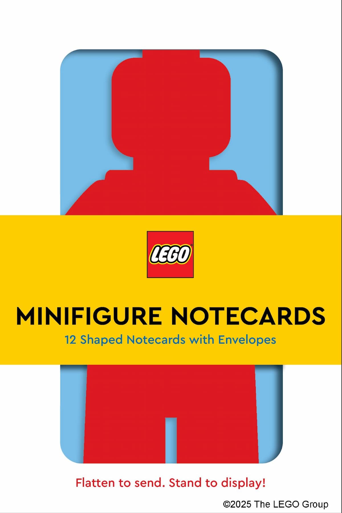 Minifigure Notecards: 12 Shaped Notecards with Envelopes LEGO Stationery and Office Supplies set (#5009897-1, 2025)