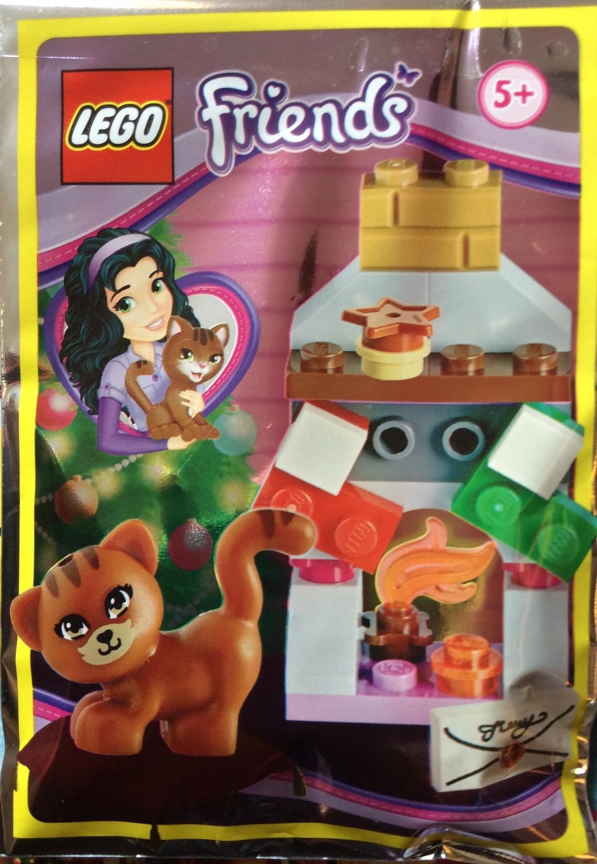 Christmas Fireplace LEGO Friends set (#561612-1, 2016)