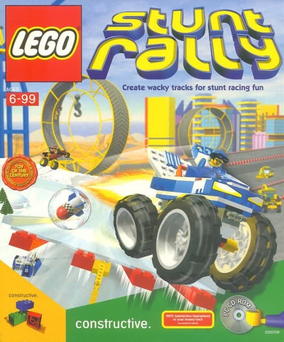 Stunt Rally - PC CD-ROM LEGO Video Games and Accessories set (#5712-1, 2000)