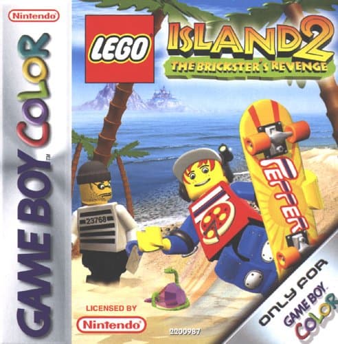 Island 2: The Bricksters Revenge - Game Boy Color LEGO Video Games and Accessories set (#5730-1, 2001)