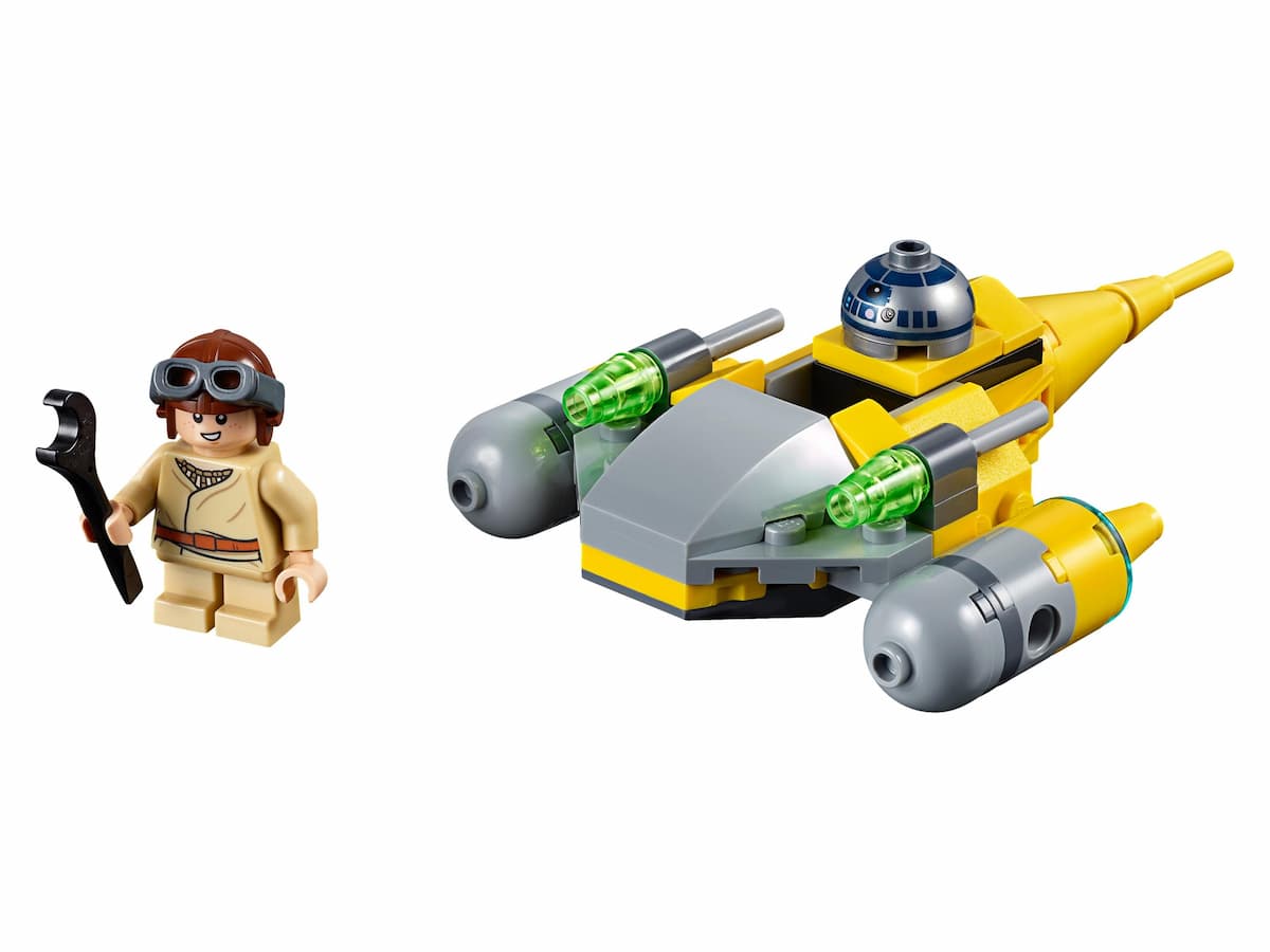 Naboo Starfighter Microfighter LEGO Star Wars set (#75223-1, 2019)