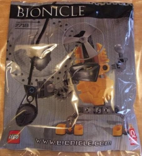 QUICK Bad Guy Yellow LEGO Bionicle set (#7718-1, 2006)