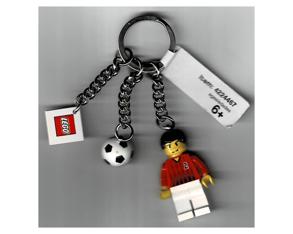 Soccer Player with Ball Key Chain LEGO Key Chain set (#850343-1, 2004)