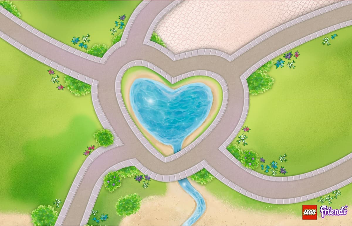 Heartlake City Playmat LEGO Gear set (#850596-1, 2012)