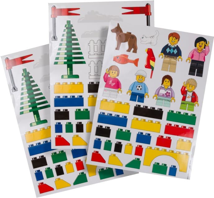 Wall Stickers LEGO Gear set (#850797-1, 2013)