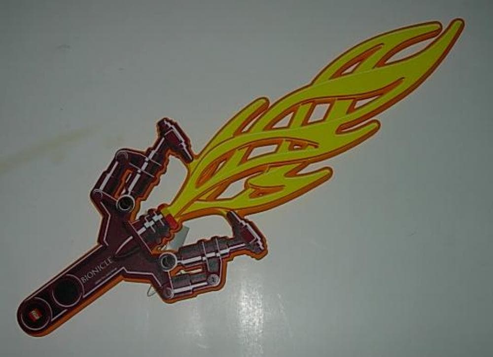 Sword, Toa Hordika Blazer Claw with Flame End LEGO set (#851097-1)