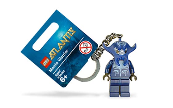 Manta Warrior Key Chain LEGO Key Chain set (#852775-1, 2010)