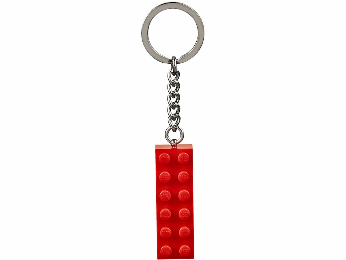 2 x 6 Brick Key Chain LEGO Key Chain set (#853960-1, 2019)
