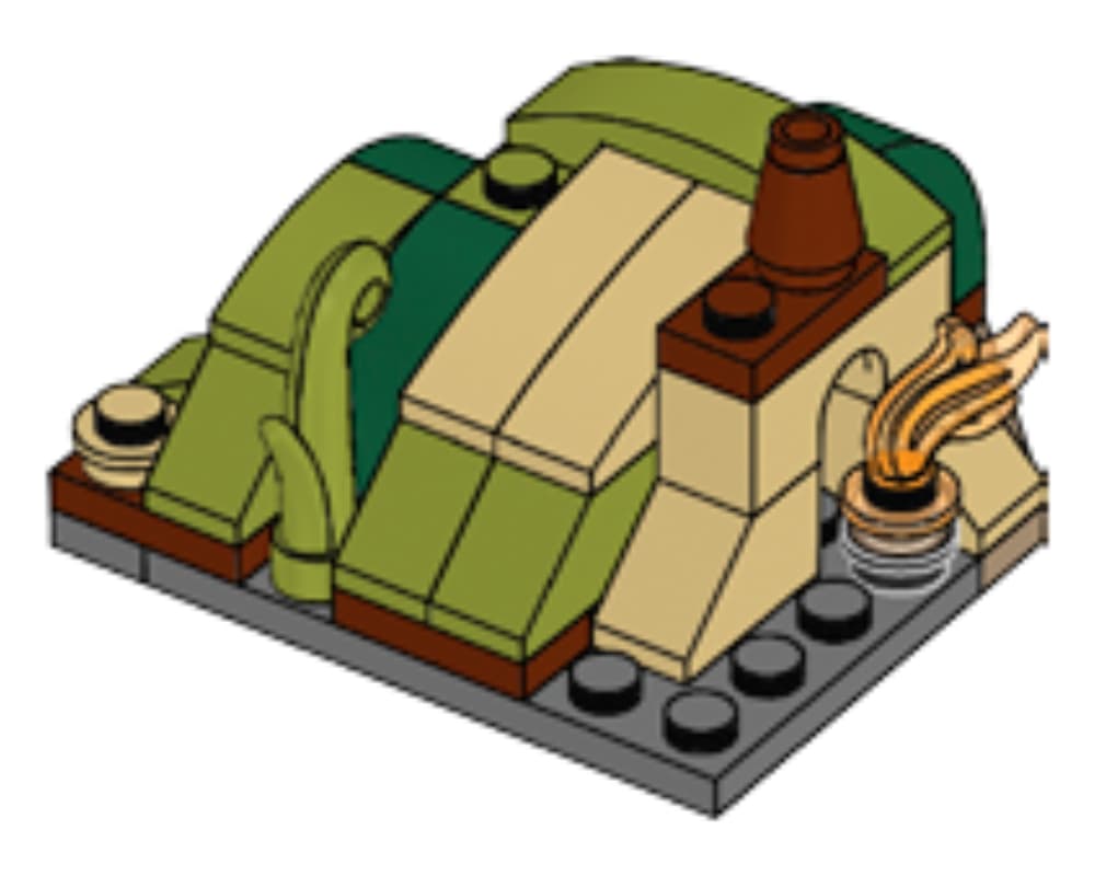 Yoda's Hut LEGO Star Wars set (#911614-1, 2016)