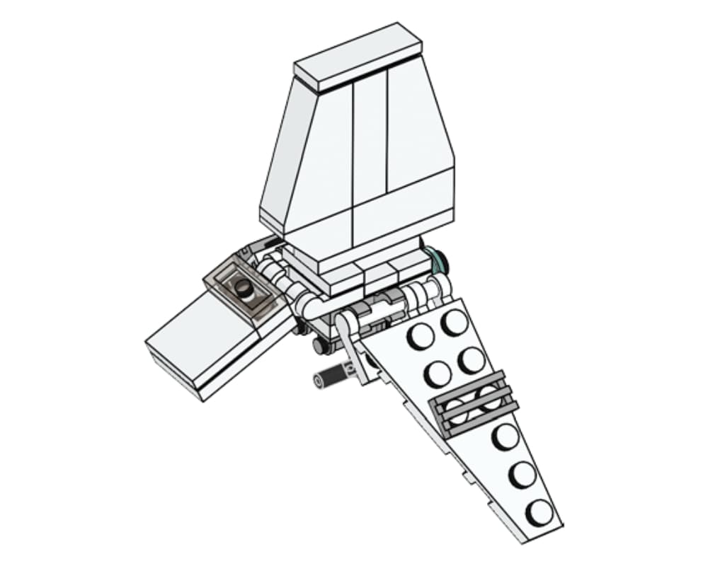 Imperial Shuttle LEGO Star Wars set (#911833-1, 2018)