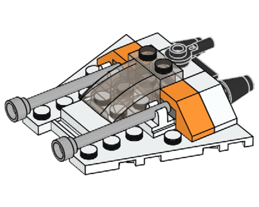 Snowspeeder LEGO Star Wars set (#912055-1, 2020)