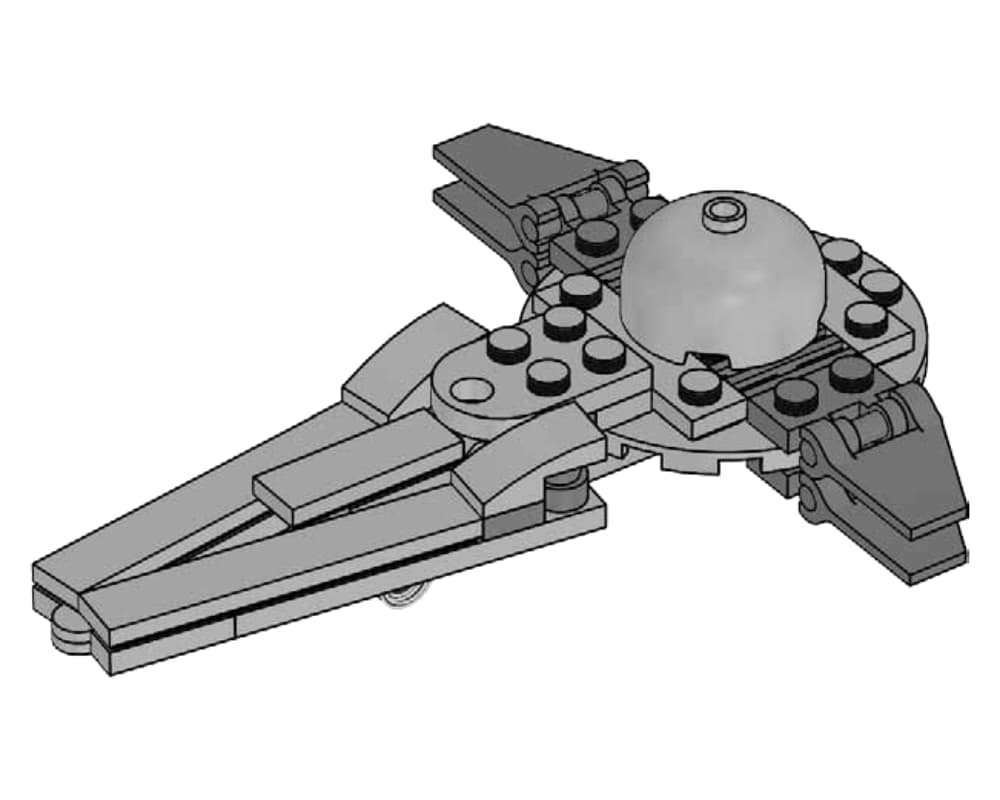 Darth Maul's Sith Infiltrator LEGO Star Wars set (#912058-1, 2020)