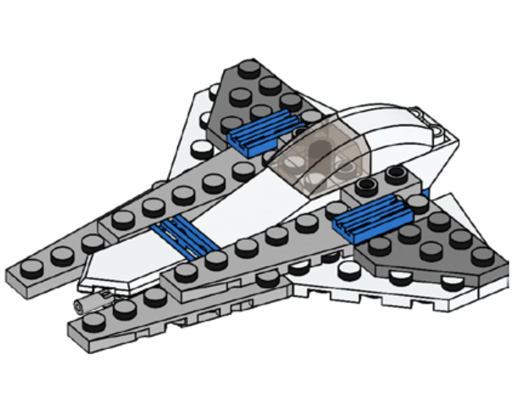 Mandalorian Starfighter LEGO Star Wars set (#912287-1, 2022)